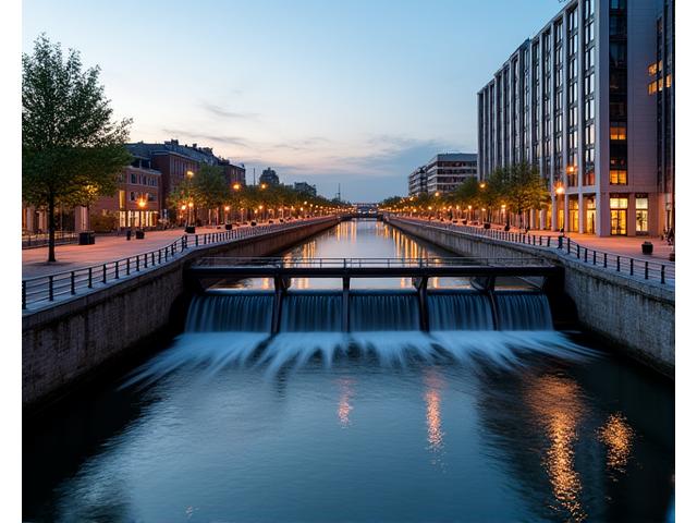 Refurbished Millennium Street Weir with modern controls